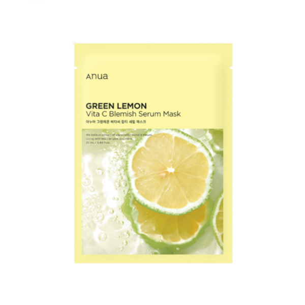 Anua Green Lemon Vita C Blemish Serum Mask