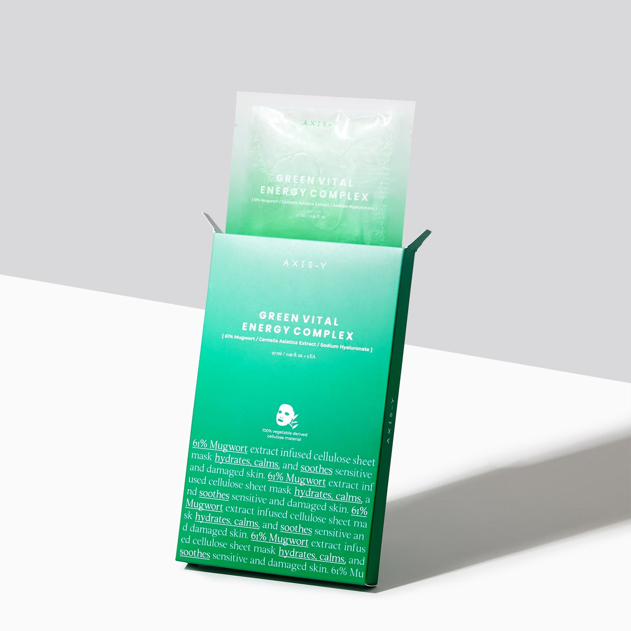 AXIS-Y 61% Mugwort Green Vital Energy Complex Sheet Mask