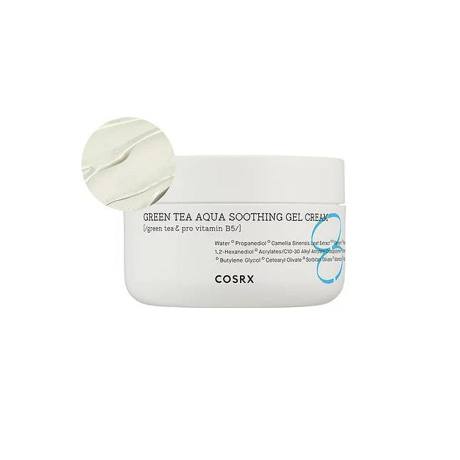 COSRX Hydrium Green Tea Aqua Soothing Gel Cream 50g - Glam Touch UK